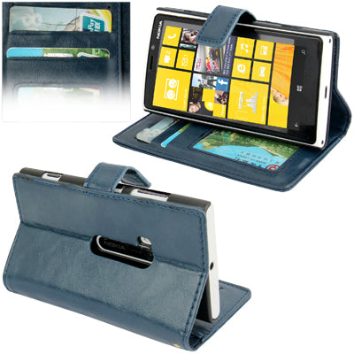 Imitation Sheepskin Texture Horizontal Flip Leather Case with Credit Card Slots & Holder for Nokia Lumia 920
