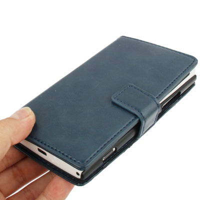 Imitation Sheepskin Texture Horizontal Flip Leather Case with Credit Card Slots & Holder for Nokia Lumia 920