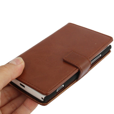 Imitation Sheepskin Texture Horizontal Flip Leather Case with Credit Card Slots & Holder for Nokia Lumia 920