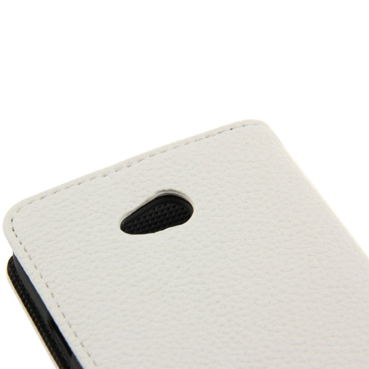 Litchi Texture Flip Leather Case with Credit Card Slots & Holder for LG L70 / Dual D325