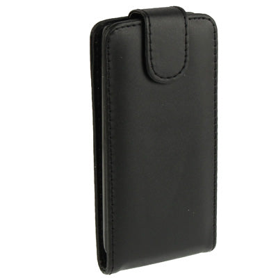Pure Color Vertical Flip Leather Case for Nokia Lumia 520(Black)