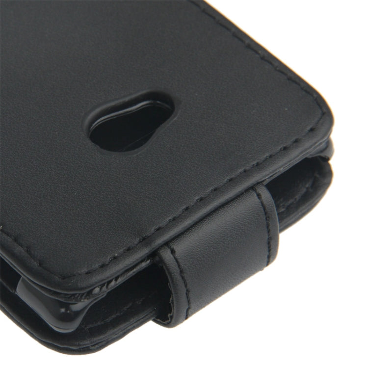Vertical Flip Leather Case for Nokia Lumia 720(Black)