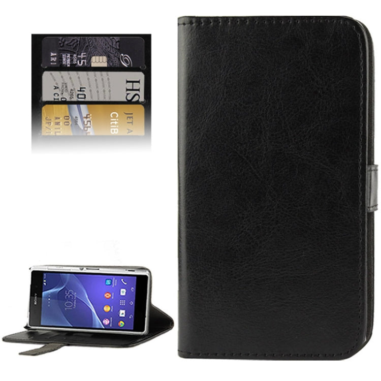 Horizontal Flip Leather Magnetic Buckle Case for Sony Xperia Z2 / L50w