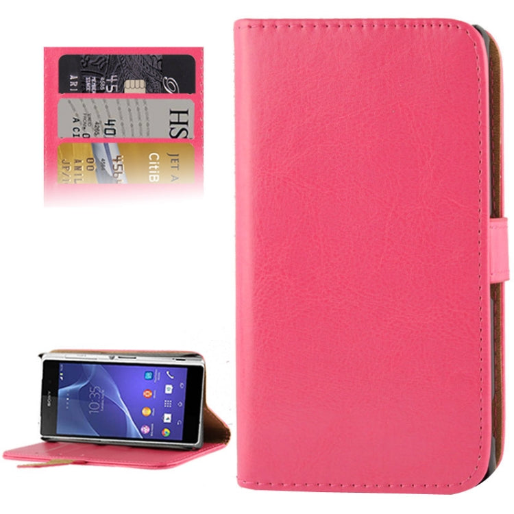Horizontal Flip Leather Magnetic Buckle Case for Sony Xperia Z2 / L50w