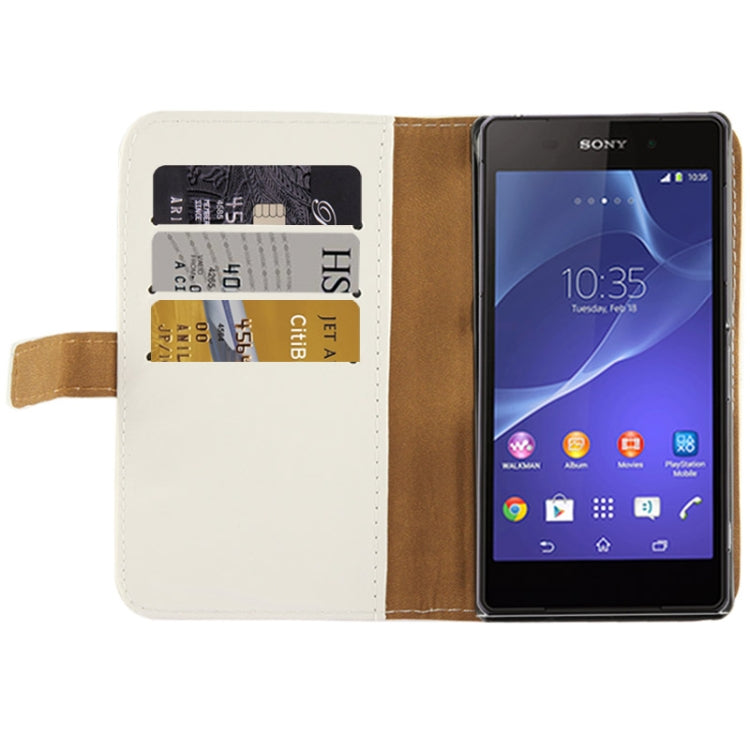 Horizontal Flip Leather Magnetic Buckle Case for Sony Xperia Z2 / L50w