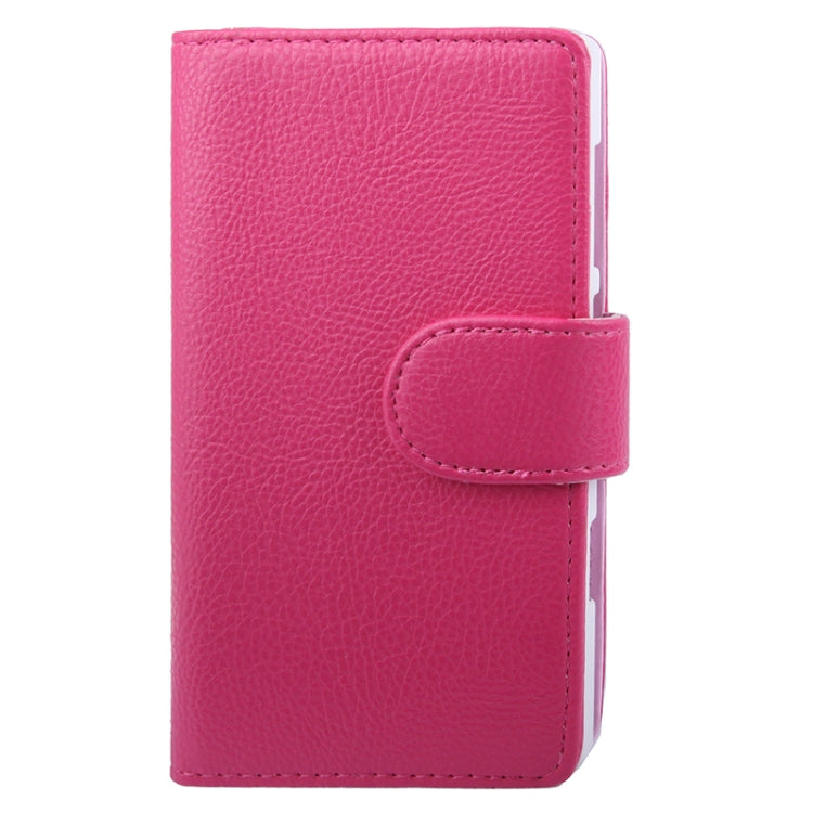 Litchi Texture Leather Case with Holder & Credit Card Slots for Nokia Lumia 928