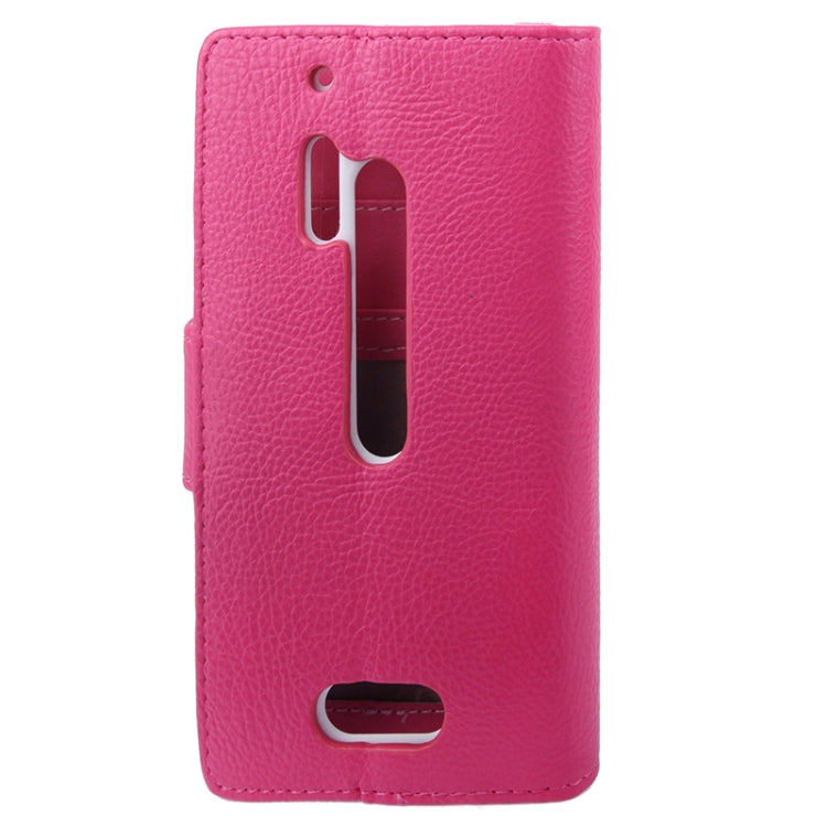 Litchi Texture Leather Case with Holder & Credit Card Slots for Nokia Lumia 928