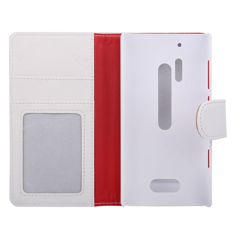 Litchi Texture Leather Case with Holder & Credit Card Slots for Nokia Lumia 928