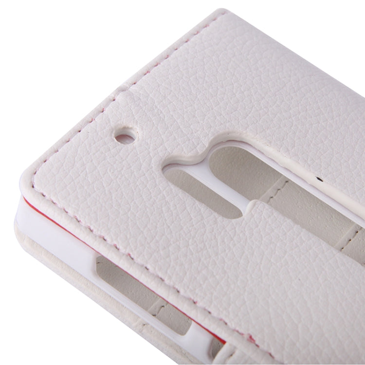 Litchi Texture Leather Case with Holder & Credit Card Slots for Nokia Lumia 928