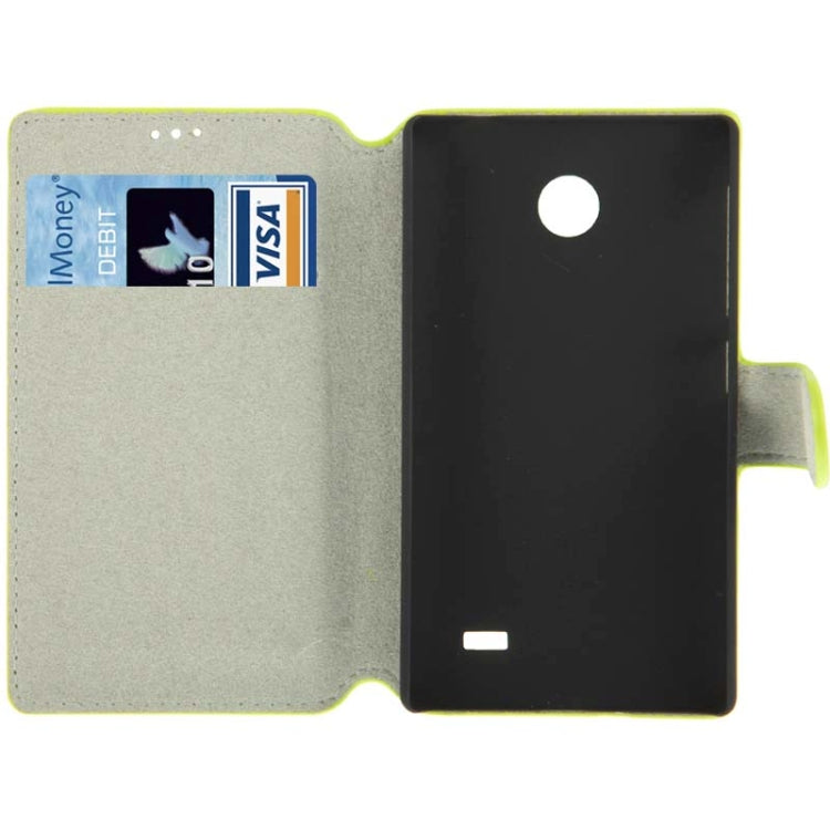 Fine Sheepskin Texture Leather Case with Credit Card Slots & Holder for Nokia X / X+