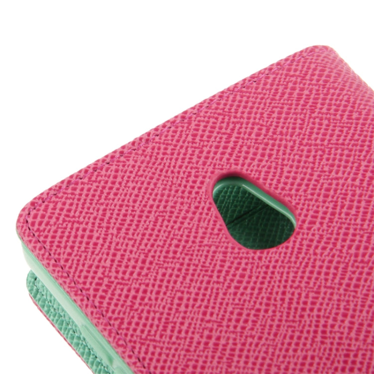 2-Color Series Cross Texture Leather Case with Credit Card Slots & Holder & Lanyard for Nokia XL