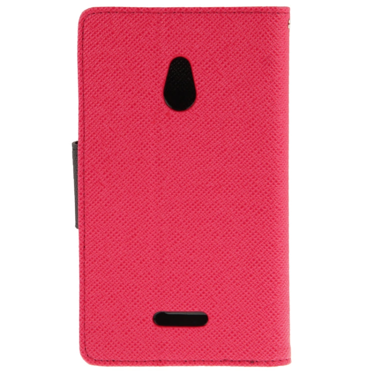 2-Color Series Cross Texture Leather Case with Credit Card Slots & Holder & Lanyard for Nokia XL