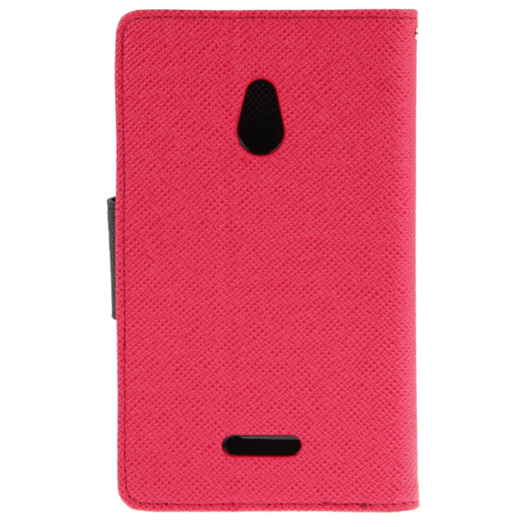 2-Color Series Cross Texture Leather Case with Credit Card Slots & Holder & Lanyard for Nokia XL