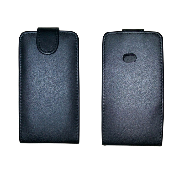 Vertical Flip Leather Case for Nokia 900(Black)