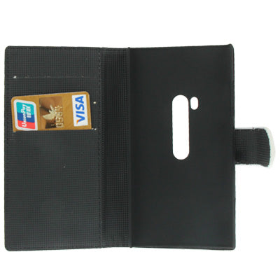 Litchi Texture Leather Case with Credit Card Slots and Holder for Nokia Lumia 920