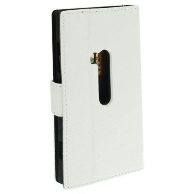 Litchi Texture Leather Case with Credit Card Slots and Holder for Nokia Lumia 920
