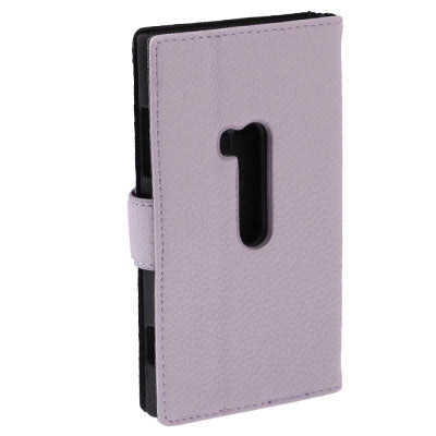 Litchi Texture Leather Case with Holder for Nokia Lumia 920