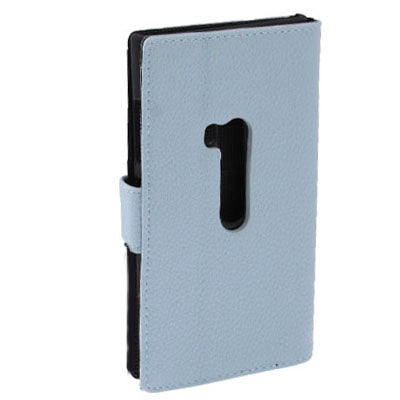 Litchi Texture Leather Case with Holder for Nokia Lumia 920