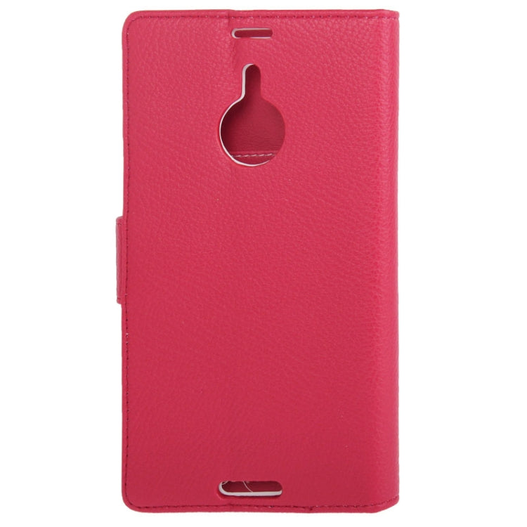 Litchi Texture Leather Case with Credit Card Slot & Holder for Nokia Lumia 1520 / Bendit