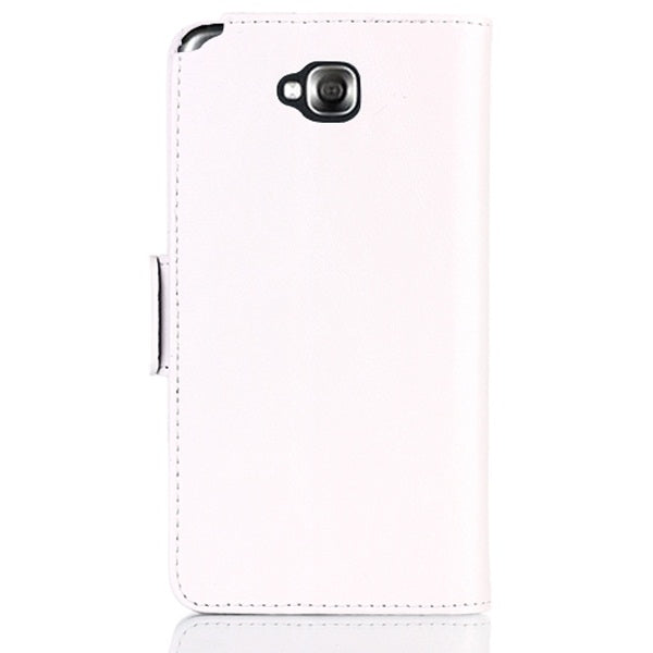 Oil Leather Case with Credit Card Slot & Holder for LG G Pro Lite Dual / D686