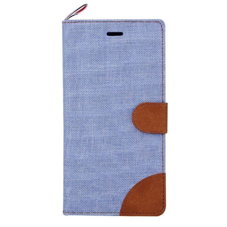 Denim Texture Horizontal Flip Leather Case with Card Slots & Holder & Lanyard for Sony Xperia Z3