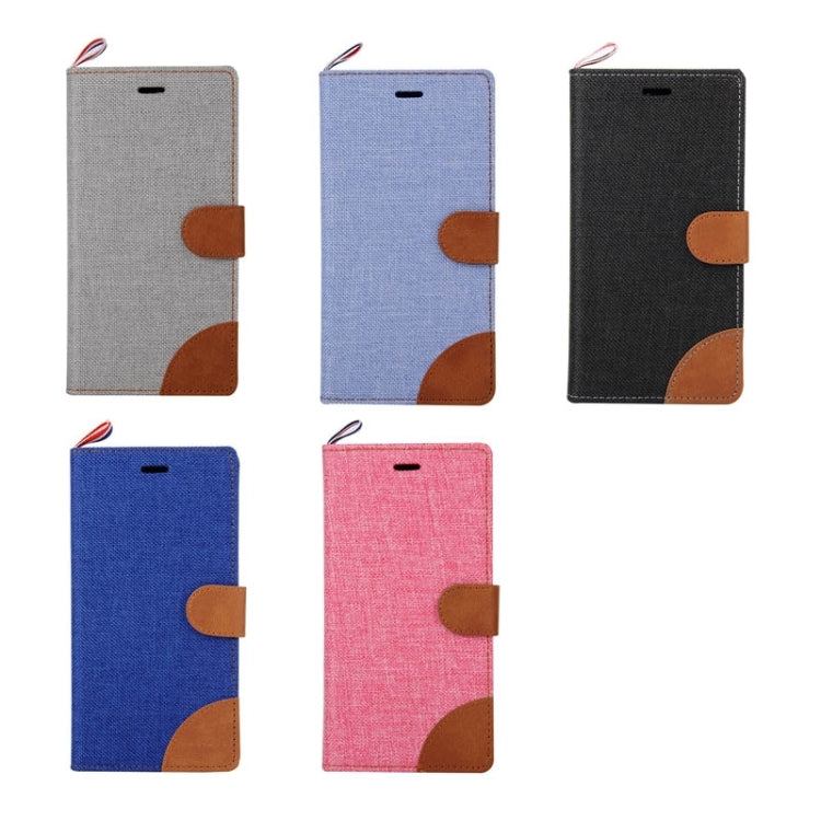 Denim Texture Horizontal Flip Leather Case with Card Slots & Holder & Lanyard for Sony Xperia Z3