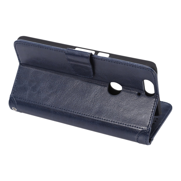 Crazy Horse Texture Horizontal Flip Magnetic Snap Leather Case with Adjustable Holder & Card Slots & Photo Frame & Wallet & Lanyard for Google Nexus 6P