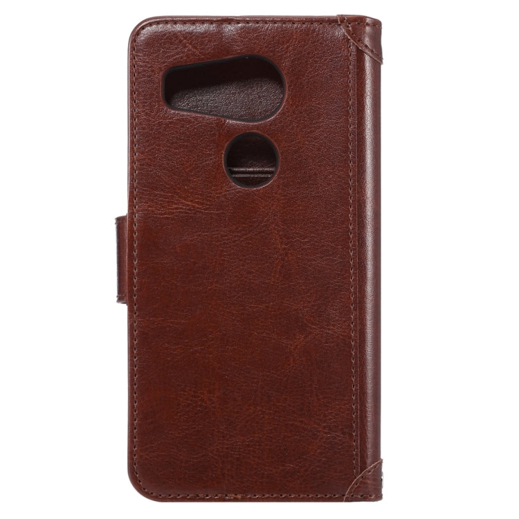 Crazy Horse Texture Horizontal Flip Magnetic Snap Leather Case with Adjustable Holder & Card Slots & Photo Frame & Wallet & Lanyard for Google Nexus 5X