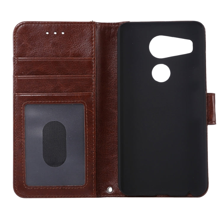 Crazy Horse Texture Horizontal Flip Magnetic Snap Leather Case with Adjustable Holder & Card Slots & Photo Frame & Wallet & Lanyard for Google Nexus 5X