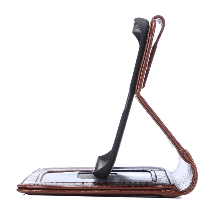 Crazy Horse Texture Horizontal Flip Magnetic Snap Leather Case with Adjustable Holder & Card Slots & Photo Frame & Wallet & Lanyard for Google Nexus 5X