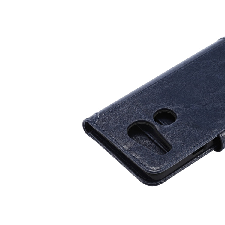 Crazy Horse Texture Horizontal Flip Magnetic Snap Leather Case with Adjustable Holder & Card Slots & Photo Frame & Wallet & Lanyard for Google Nexus 5X