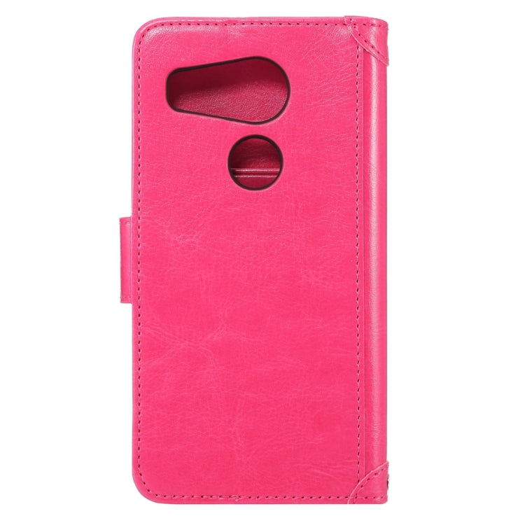 Crazy Horse Texture Horizontal Flip Magnetic Snap Leather Case with Adjustable Holder & Card Slots & Photo Frame & Wallet & Lanyard for Google Nexus 5X