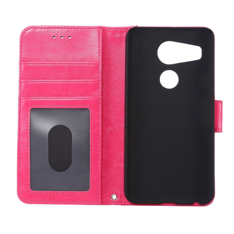 Crazy Horse Texture Horizontal Flip Magnetic Snap Leather Case with Adjustable Holder & Card Slots & Photo Frame & Wallet & Lanyard for Google Nexus 5X