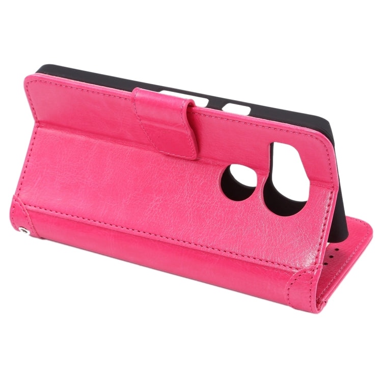 Crazy Horse Texture Horizontal Flip Magnetic Snap Leather Case with Adjustable Holder & Card Slots & Photo Frame & Wallet & Lanyard for Google Nexus 5X