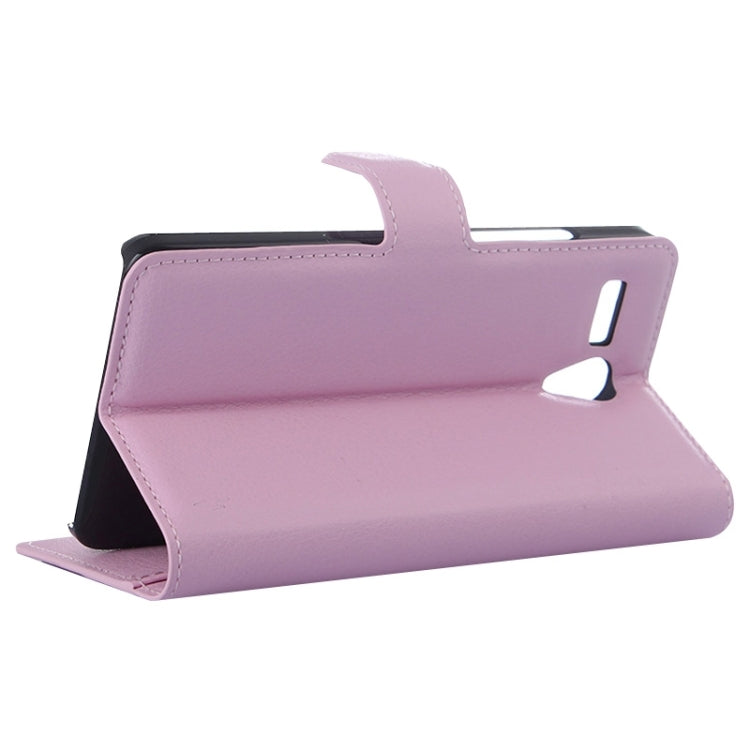 Litchi Texture Flip Leather Case with Holder & Card Slots & Wallet for Lenovo A616