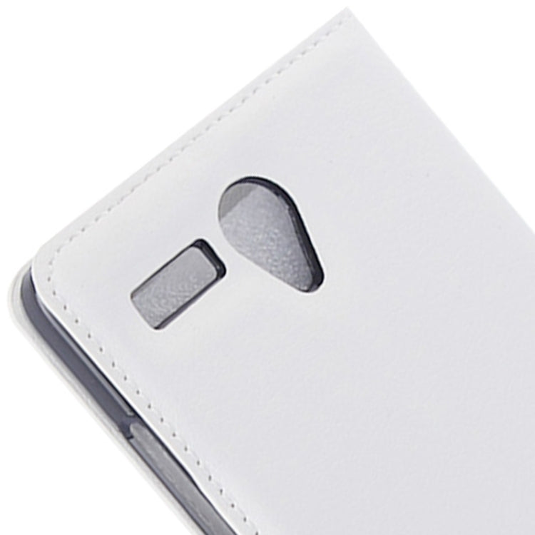 Litchi Texture Flip Leather Case with Holder & Card Slots & Wallet for Lenovo A616