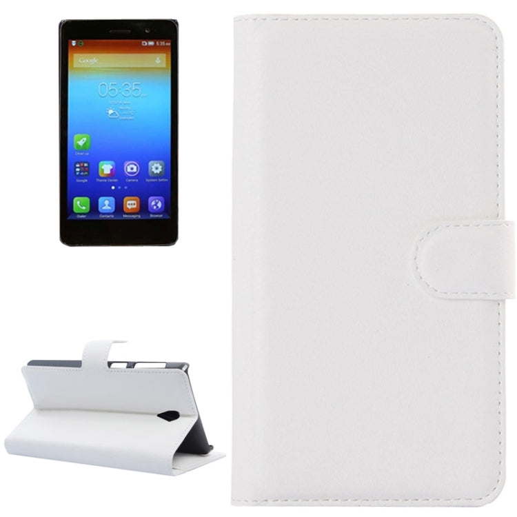 Litchi Texture Flip Leather Case with Holder & Card Slots & Wallet for Lenovo S860