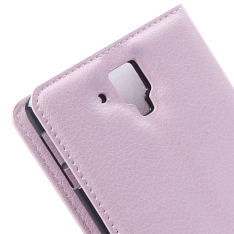 Litchi Texture Flip Leather Case with Holder & Card Slots & Wallet for Lenovo Gold Warrior S8 / S898