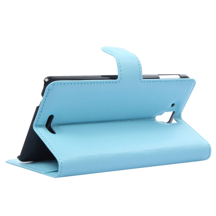 Litchi Texture Flip Leather Case with Holder & Card Slots & Wallet for Lenovo Gold Warrior S8 / S898