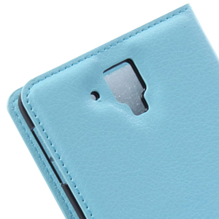 Litchi Texture Flip Leather Case with Holder & Card Slots & Wallet for Lenovo Gold Warrior S8 / S898