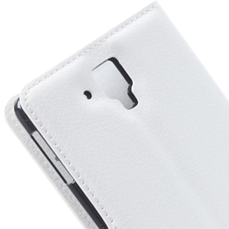 Litchi Texture Flip Leather Case with Holder & Card Slots & Wallet for Lenovo Gold Warrior S8 / S898