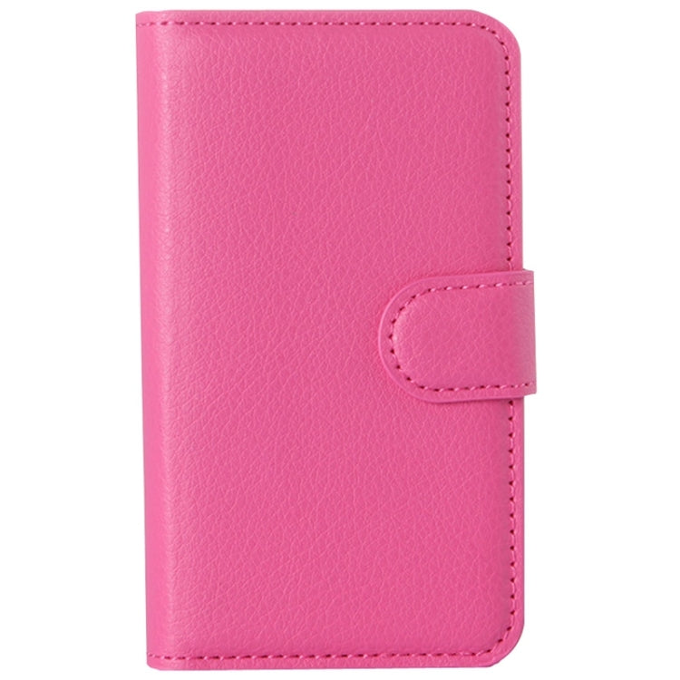 Litchi Texture Flip Leather Case with Holder & Card Slots & Wallet for Lenovo A369
