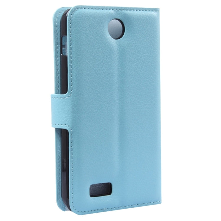 Litchi Texture Flip Leather Case with Holder & Card Slots & Wallet for Lenovo A590