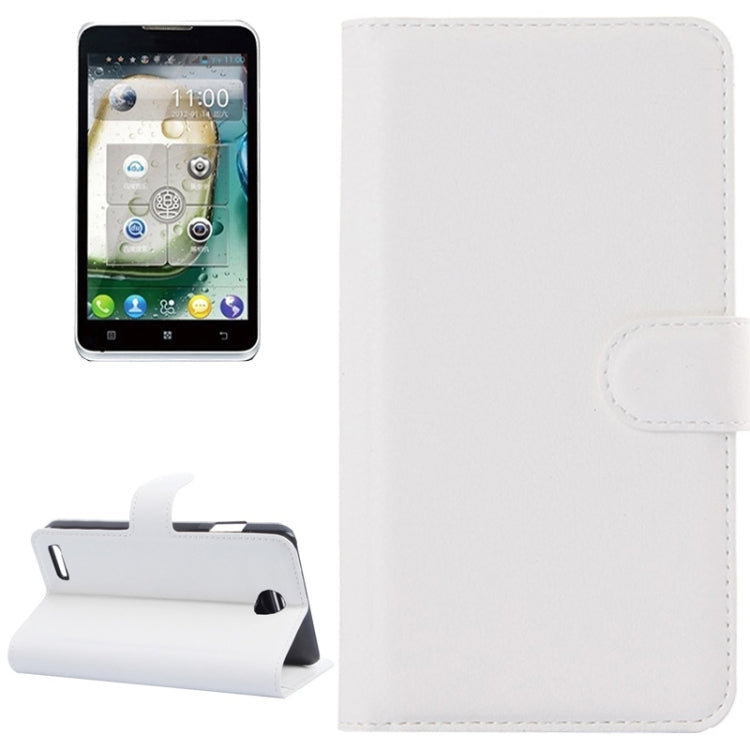 Litchi Texture Flip Leather Case with Holder & Card Slots & Wallet for Lenovo A590