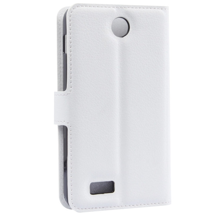 Litchi Texture Flip Leather Case with Holder & Card Slots & Wallet for Lenovo A590