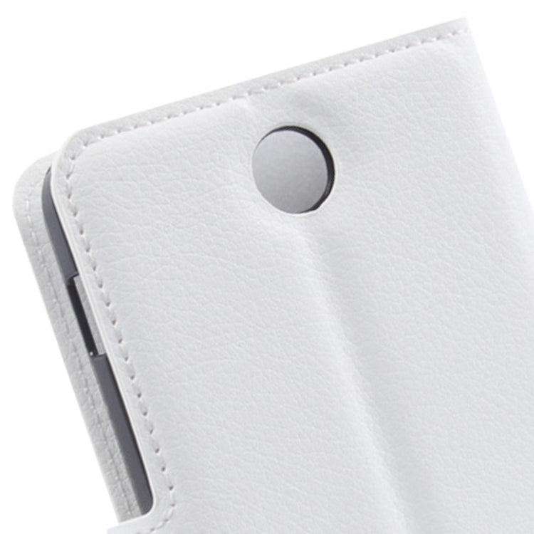 Litchi Texture Flip Leather Case with Holder & Card Slots & Wallet for Lenovo A590