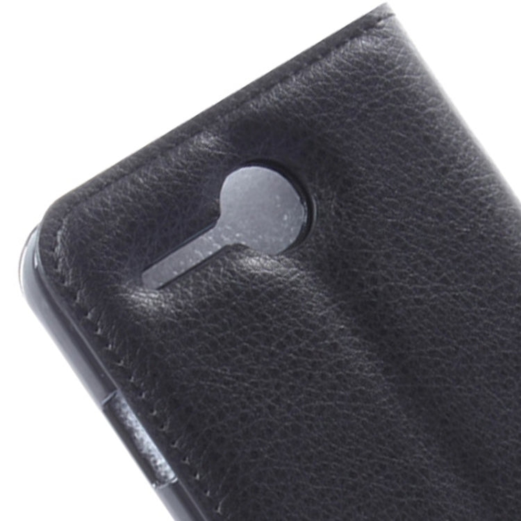 Litchi Texture Flip Leather Case with Holder & Card Slots & Wallet for Lenovo A680