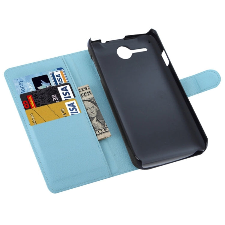 Litchi Texture Flip Leather Case with Holder & Card Slots & Wallet for Lenovo A680