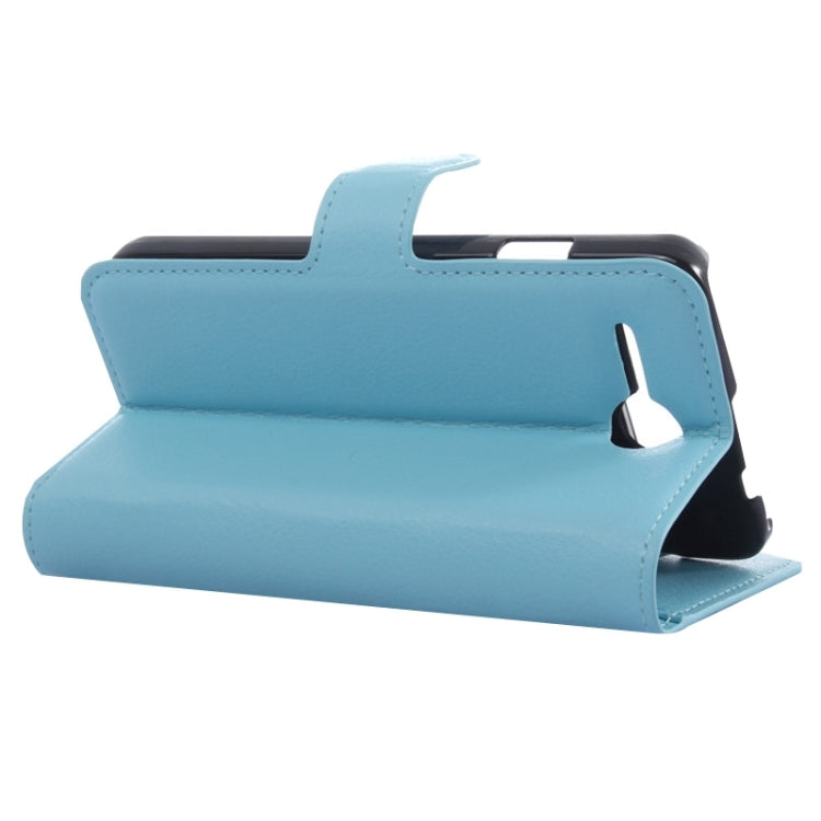 Litchi Texture Flip Leather Case with Holder & Card Slots & Wallet for Lenovo A680