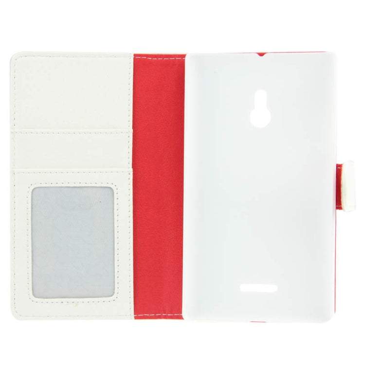 Litchi Texture Flip Leather Case with Card Slots & Holder for Nokia XL